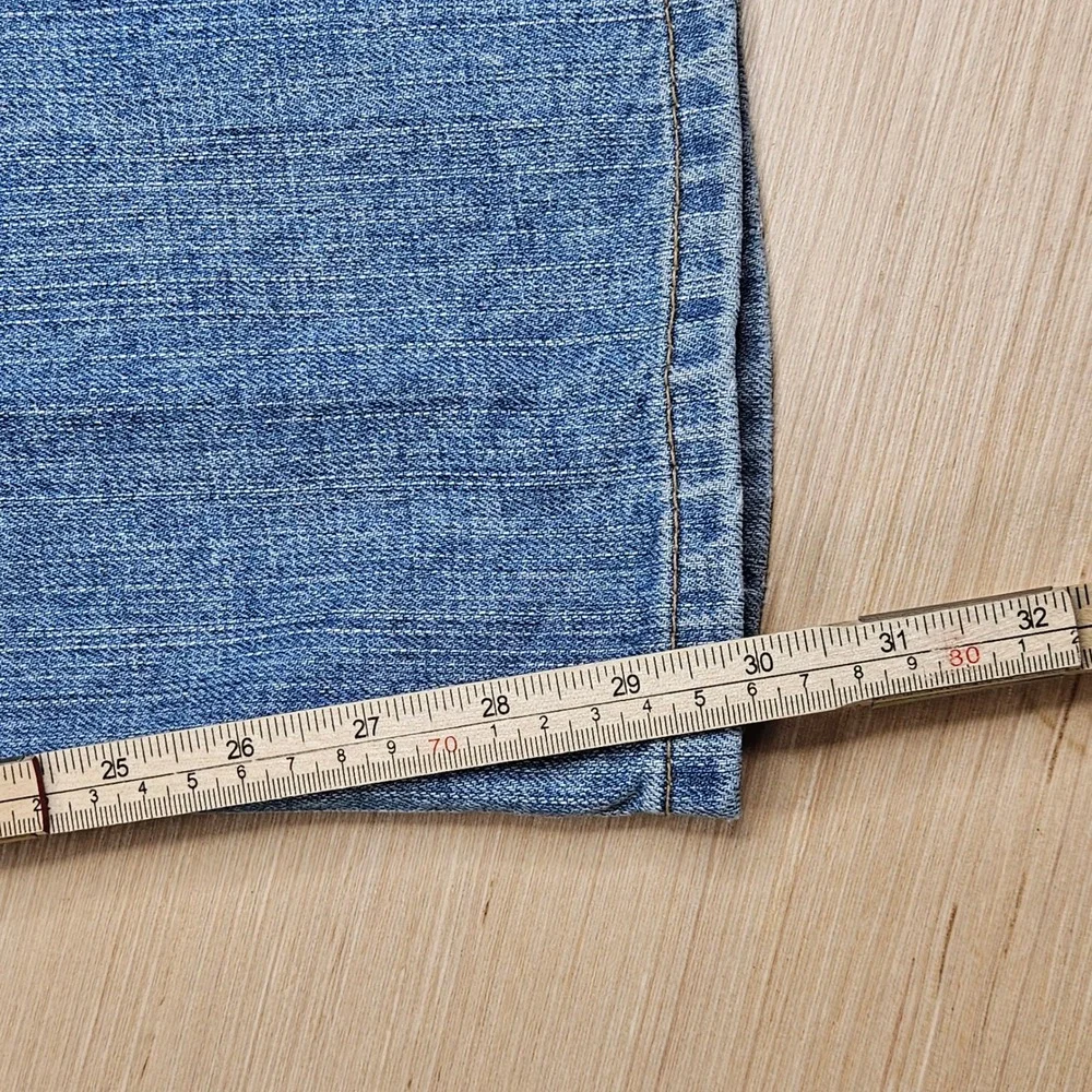Levi's 527 Jeans Mens 34x30 Blue Slim Bootcut Denim Western Workwear